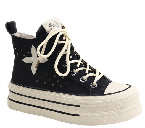 Pantofi sport, dama, FRANCO GERARDO, 2066-2TK negru, piele intoarsa